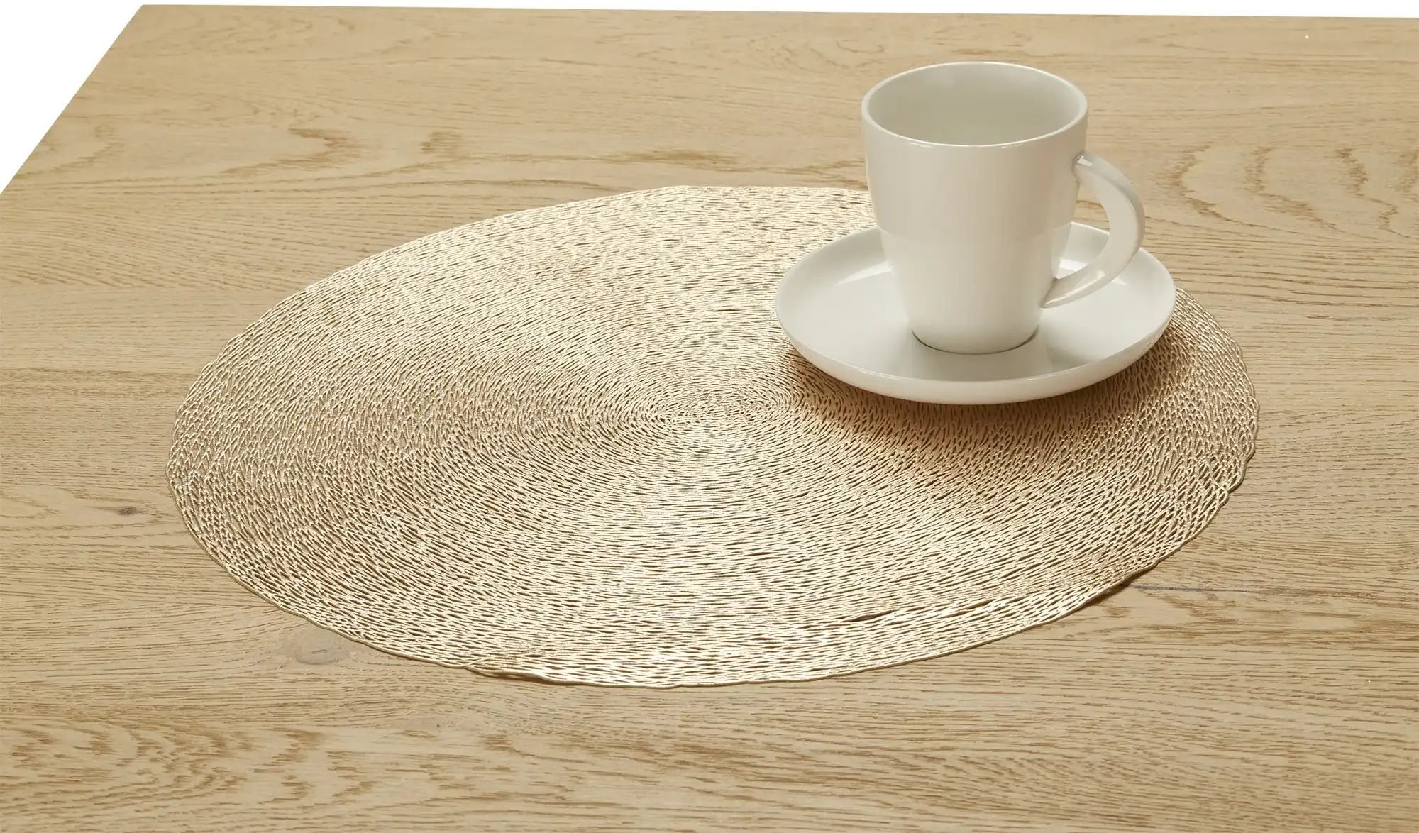 Platzset   ¦ gold ¦ Kunststoff Ø: 38 Weihnachten - Höffner