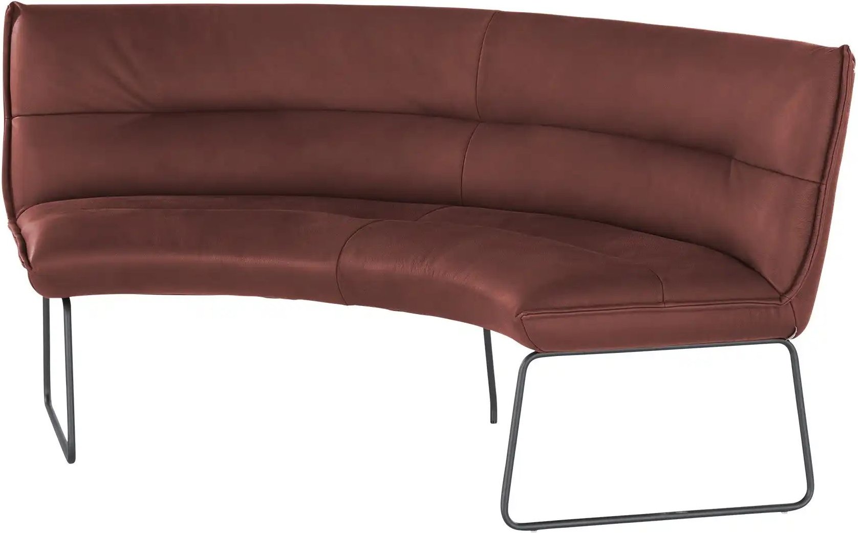 KOINOR Rundbank Leder Essay ¦ rot ¦ Maße (cm): B: 194 H: 89 T: 92.0 Bänke > Einzelbänke - Höffner