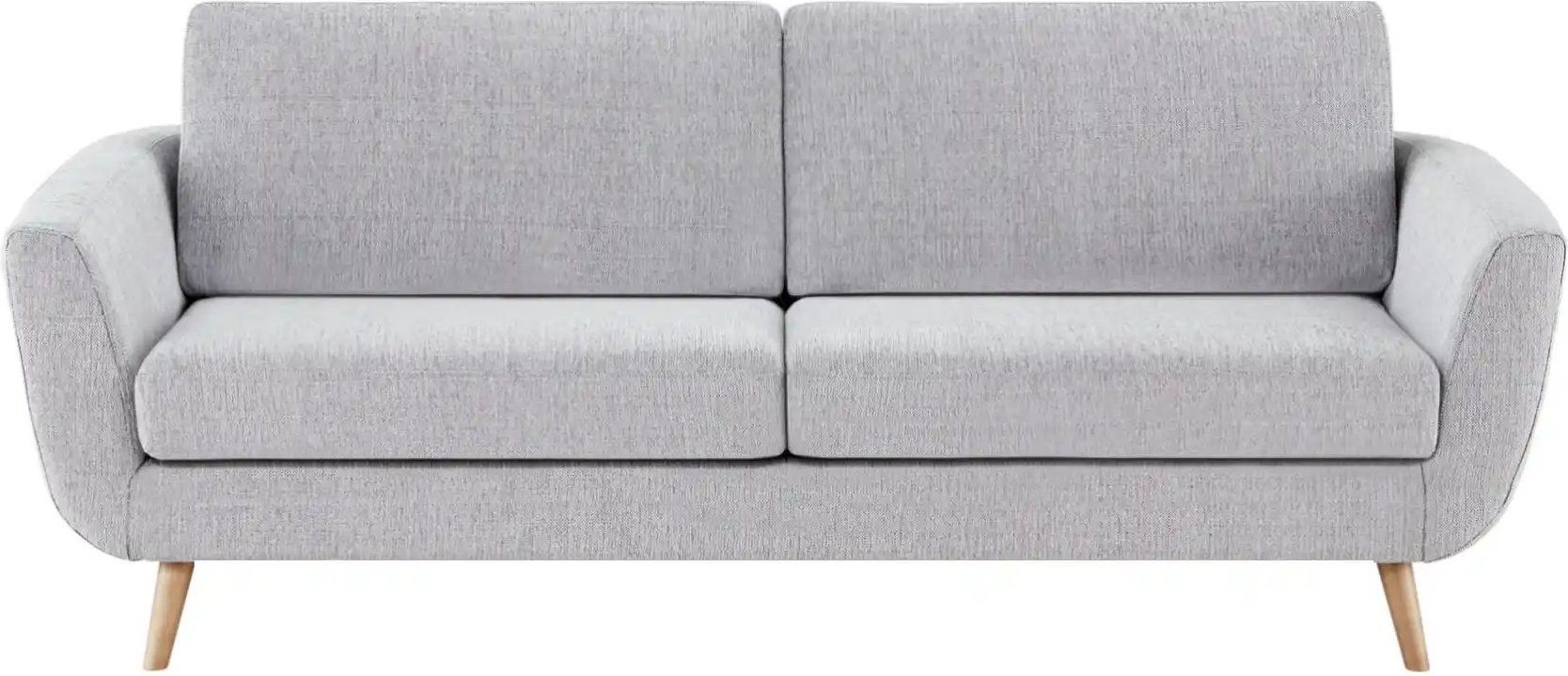 SOHO Sofa Smilla ¦ grau ¦ Maße (cm): B: 217 H: 85 T: 93.0 Polstermöbel > Sofas > 3-Sitzer - Höffner