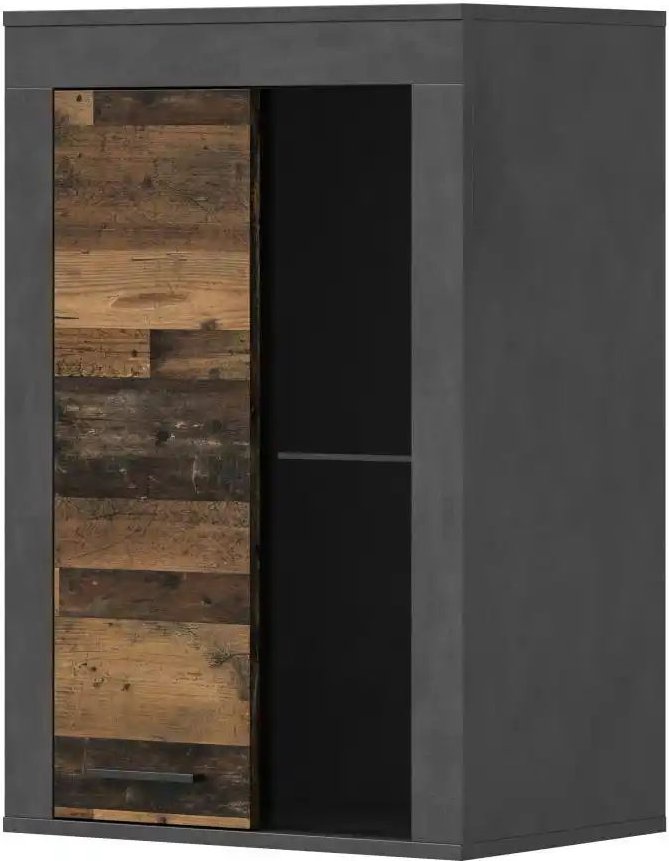 Thumbnail - Hängevitrine Bardenas ¦ schwarz ¦ Maße (cm): B: 60 H: 86 T: 35.0 Schränke > Vitrinen - Höffner