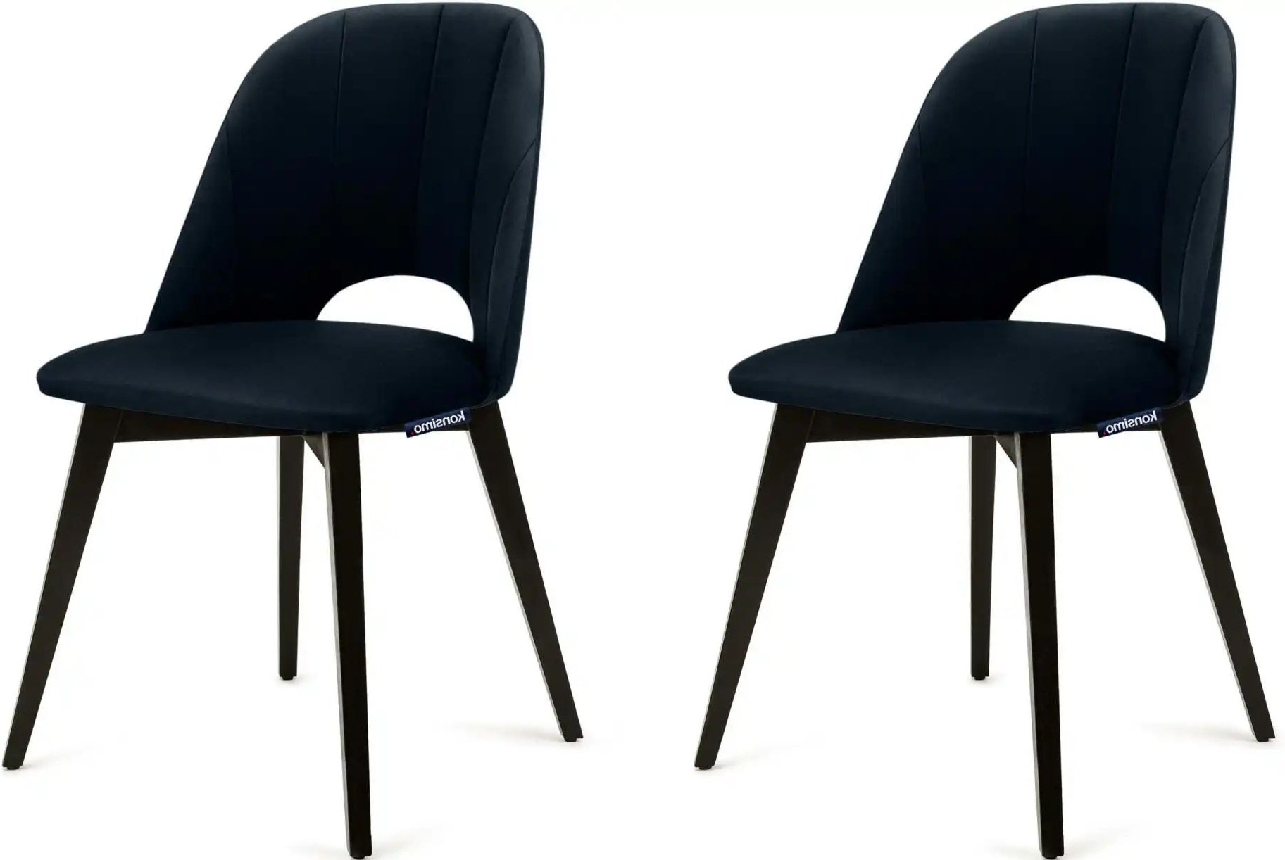 KONSIMO Polsterstuhl 2er-Set ¦ blau ¦ Maße (cm): B: 48 H: 86 Stühle > Polsterstühle - Höffner