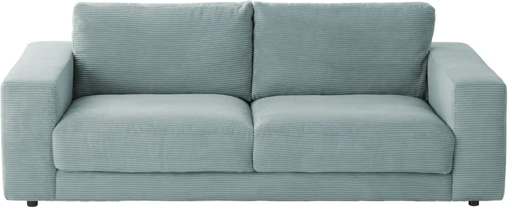 Jette Home Cordsofa Sila ¦ blau ¦ Maße (cm): B: 230 H: 85 T: 127.0 Polstermöbel > Sofas > 2-Sitzer - Höffner