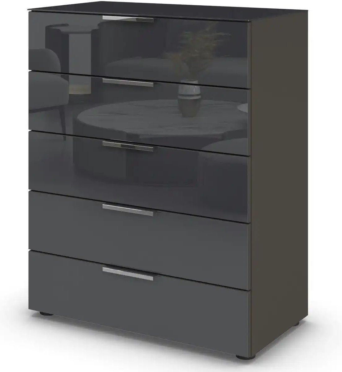 Thumbnail - Kommode Flipp ¦ schwarz ¦ Maße (cm): B: 80 H: 99 Kommoden & Sideboards > Kommoden - Höffner