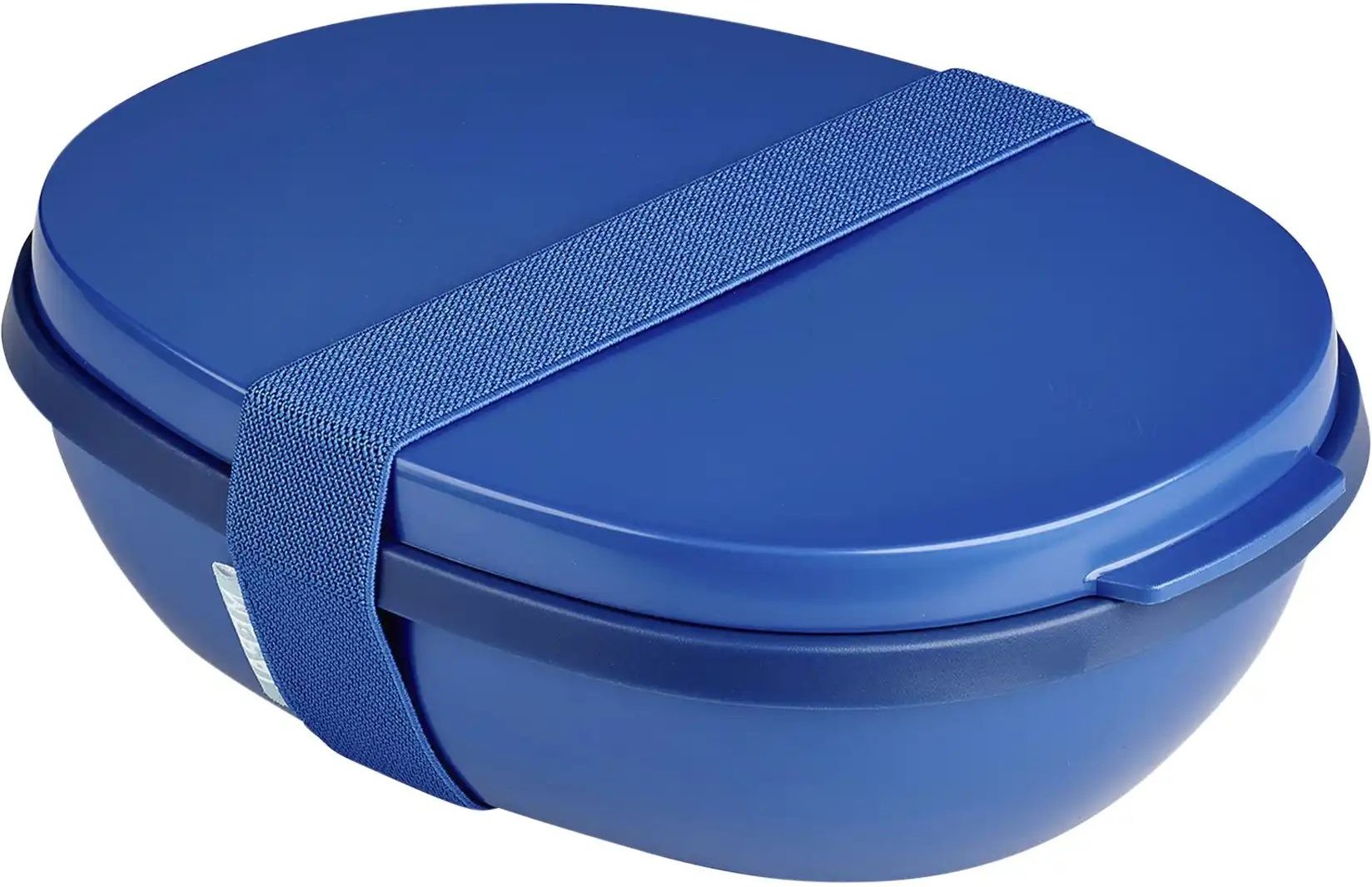Mepal Lunchbox Duo "To Go" Ellipse ¦ blau ¦ Kunststoff ¦ Maße (cm): B: 17,5 H: 7,5 Küchenzubehör & Helfer > Küchenhelfe...