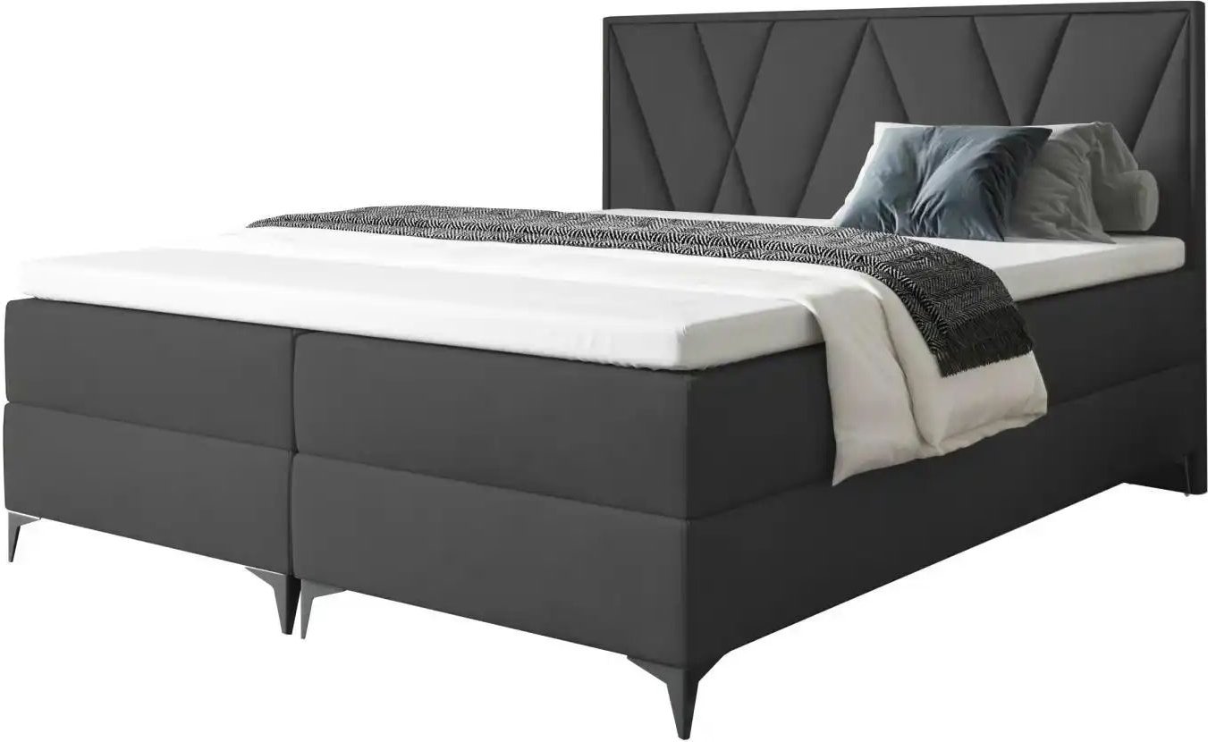 Boxbett mit Bettkasten Vella ¦ schwarz ¦ Maße (cm): B: 120 H: 110 Betten > Komfortbetten - Höffner