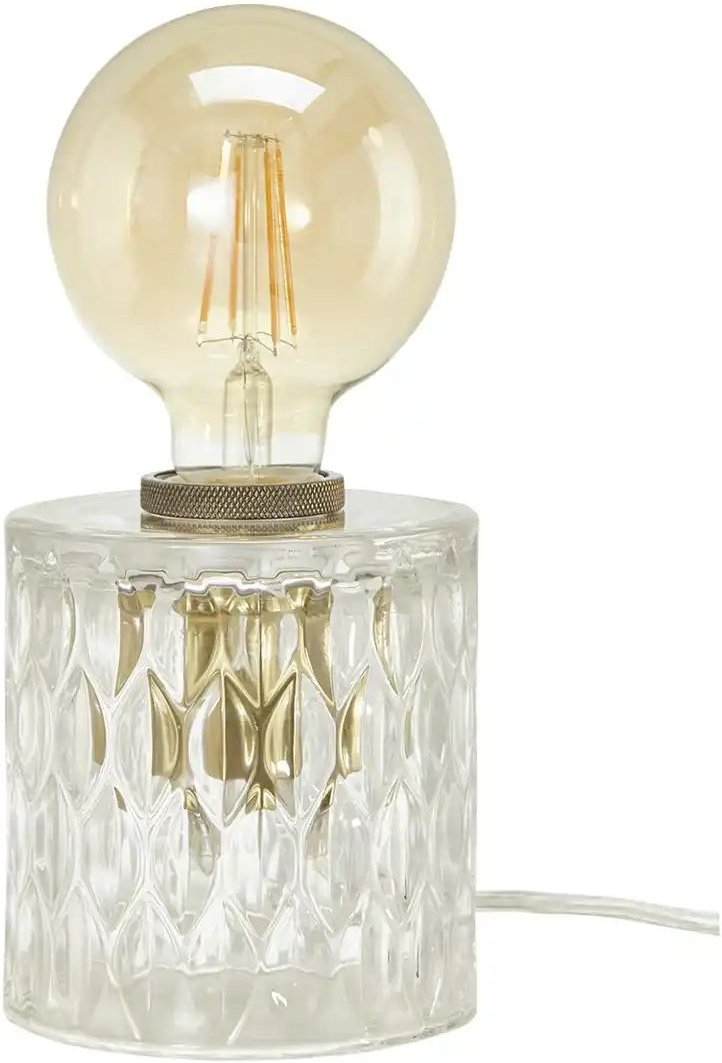 Thumbnail - levelone Tischleuchte 1-flammig Glas in Kristall-Optik ¦ transparent/klar ¦ Maße (cm): H: 12 Ø: 11 Lampen & Leuchte...