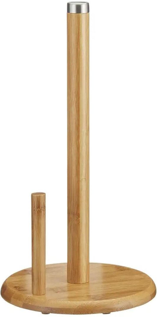 KHG Küchenrollenhalter ¦ holzfarben ¦ Bambus ¦ Maße (cm): H: 33,5 Ø: 18.5 Küchenzubehör & Helfer > Küchenhelfer - Höf...