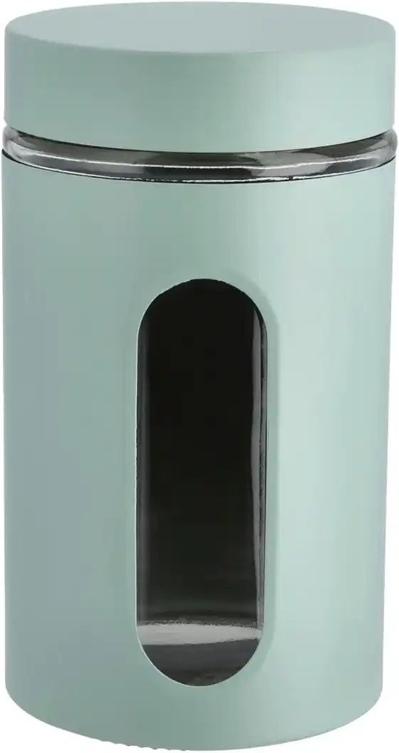 Thumbnail - for friends Aufbewahrungsdose 18 cm ¦ türkis/petrol ¦ Glas,Edelstahl ¦ Maße (cm): H: 18 Ø: 10 Küchenzubehör & Helfer ...
