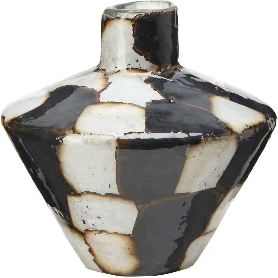 Vase ¦ mehrfarbig ¦ Glas ¦ Maße (cm): H: 12,8 Ø: 13.5 Accessoires > Vasen - Höffner