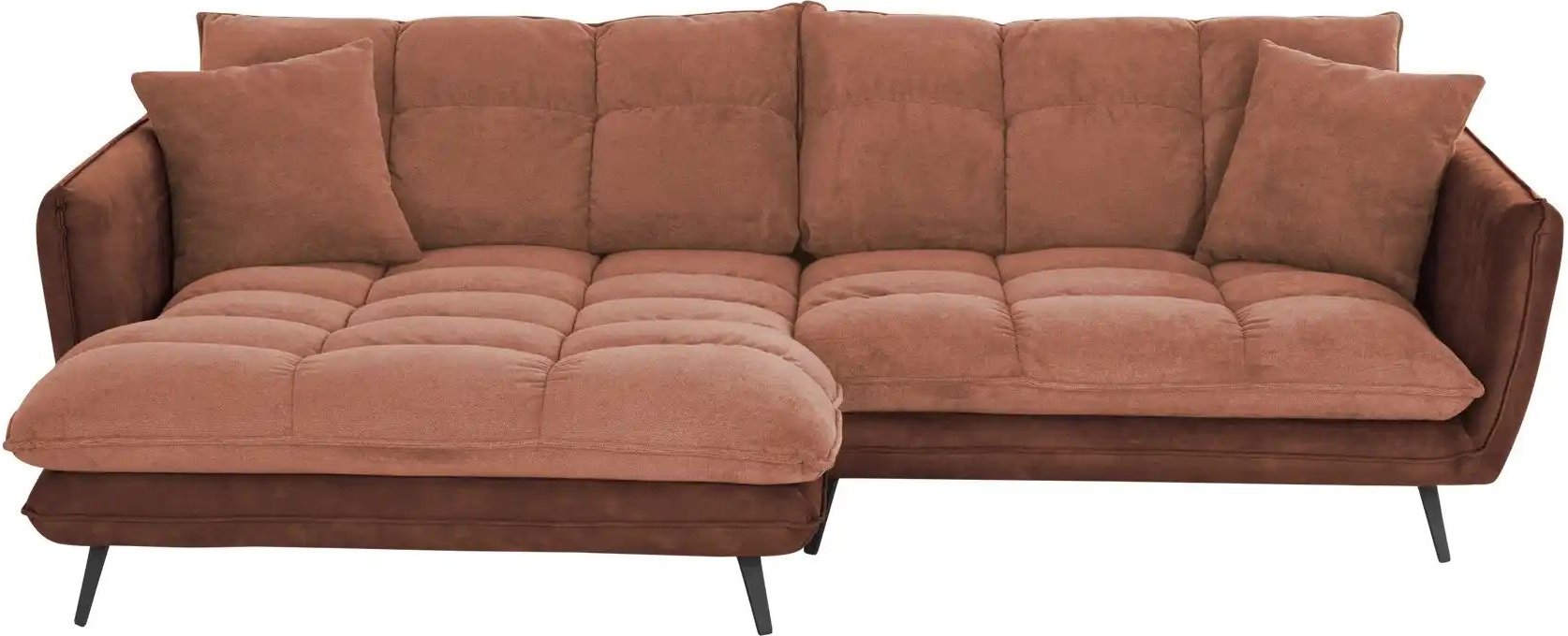 bobb Ecksofa Arianna XL ¦ kupfer ¦ Maße (cm): B: 275 H: 90 T: 196.0 Polstermöbel > Sofas > Ecksofas - Höffner