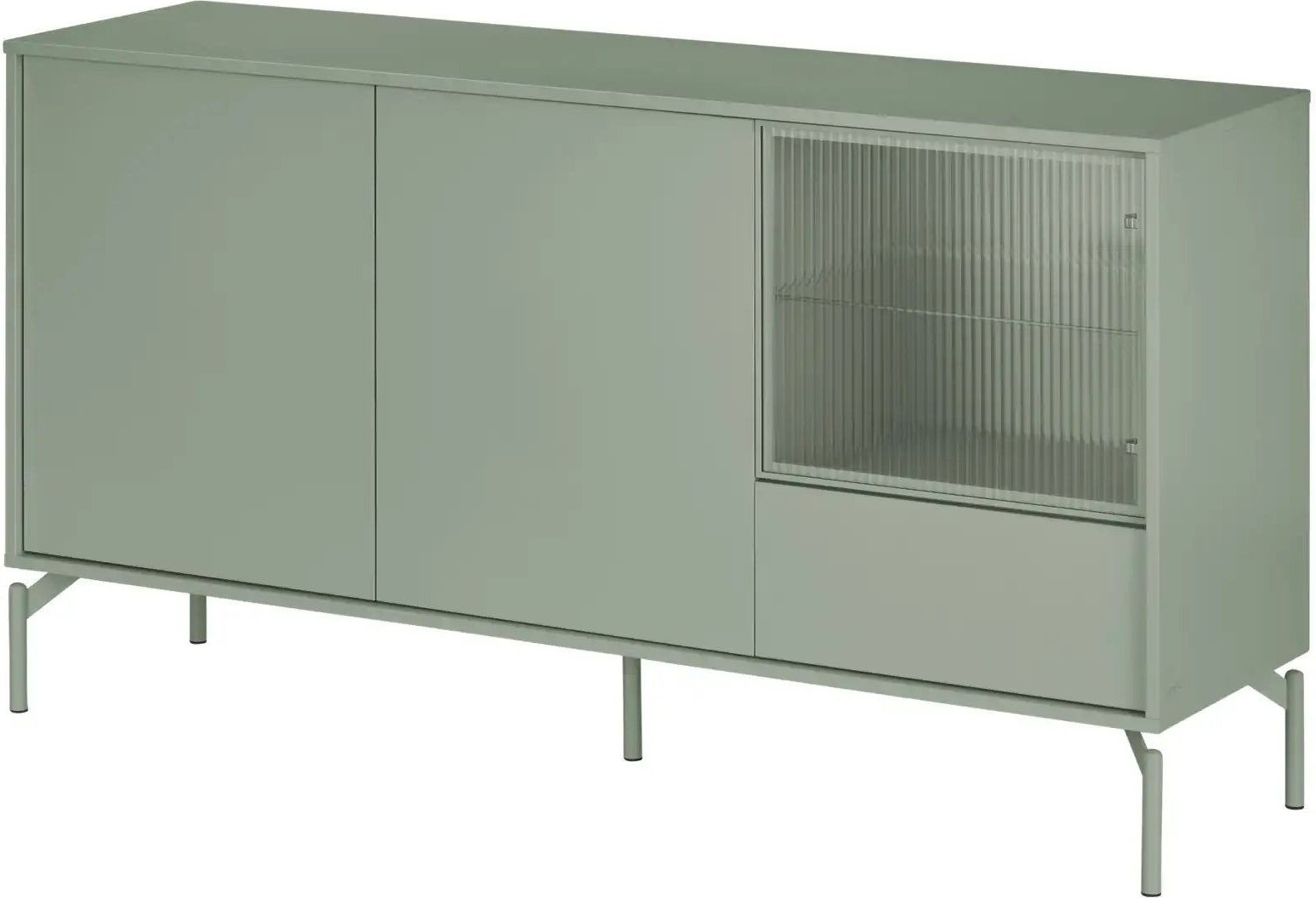Love it Sideboard Flumeri ¦ grün ¦ Maße (cm): B: 155 H: 83 T: 43.0 Kommoden & Sideboards > Sideboards - Höffner