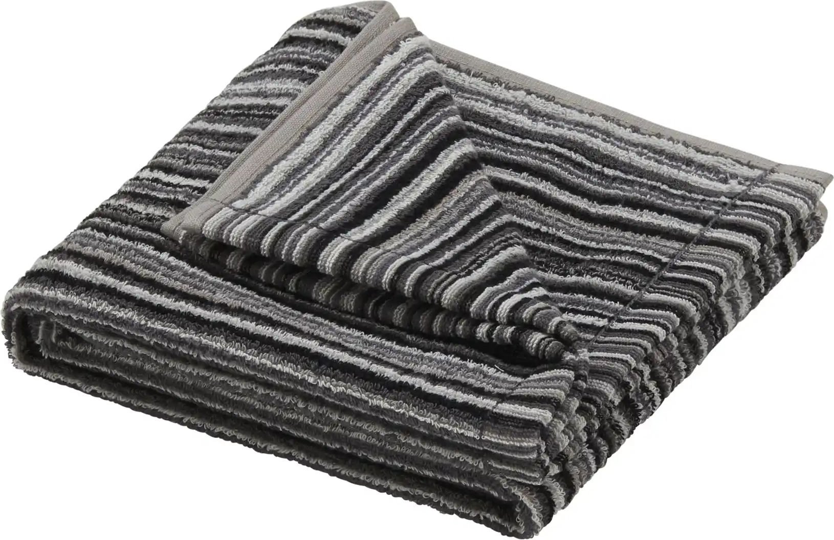 como Handtuch Jacquard Streifen ¦ grau ¦ Maße (cm): B: 50 Badtextilien > Handtücher & Badetücher > Handtücher - Höffner