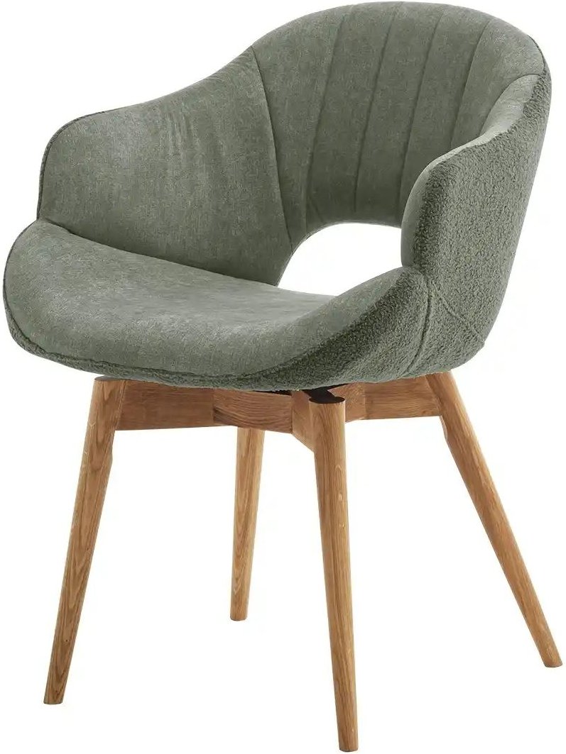 Gray & Jones Armlehnstuhl mit Massivholzgestell Black Coast Two ¦ grün ¦ Maße (cm): B: 58 H: 83 T: 59.0 Stühle > Esszimm...