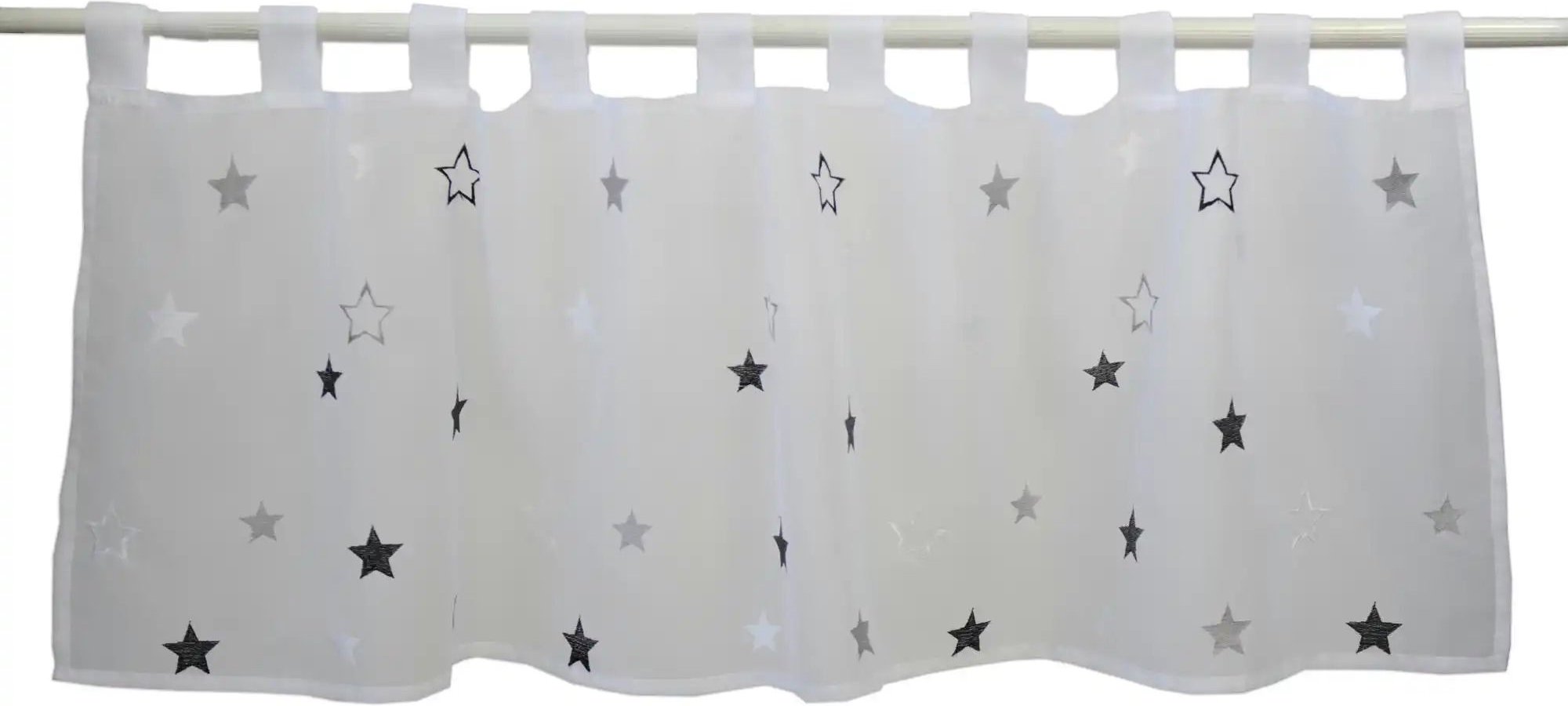 Schlaufen Panneaux ¦ grau ¦ Synthetik ¦ Maße (cm): B: 140 H: 48 Gardinen & Rollos > Gardinen & Vorhänge > Schiebegardi...