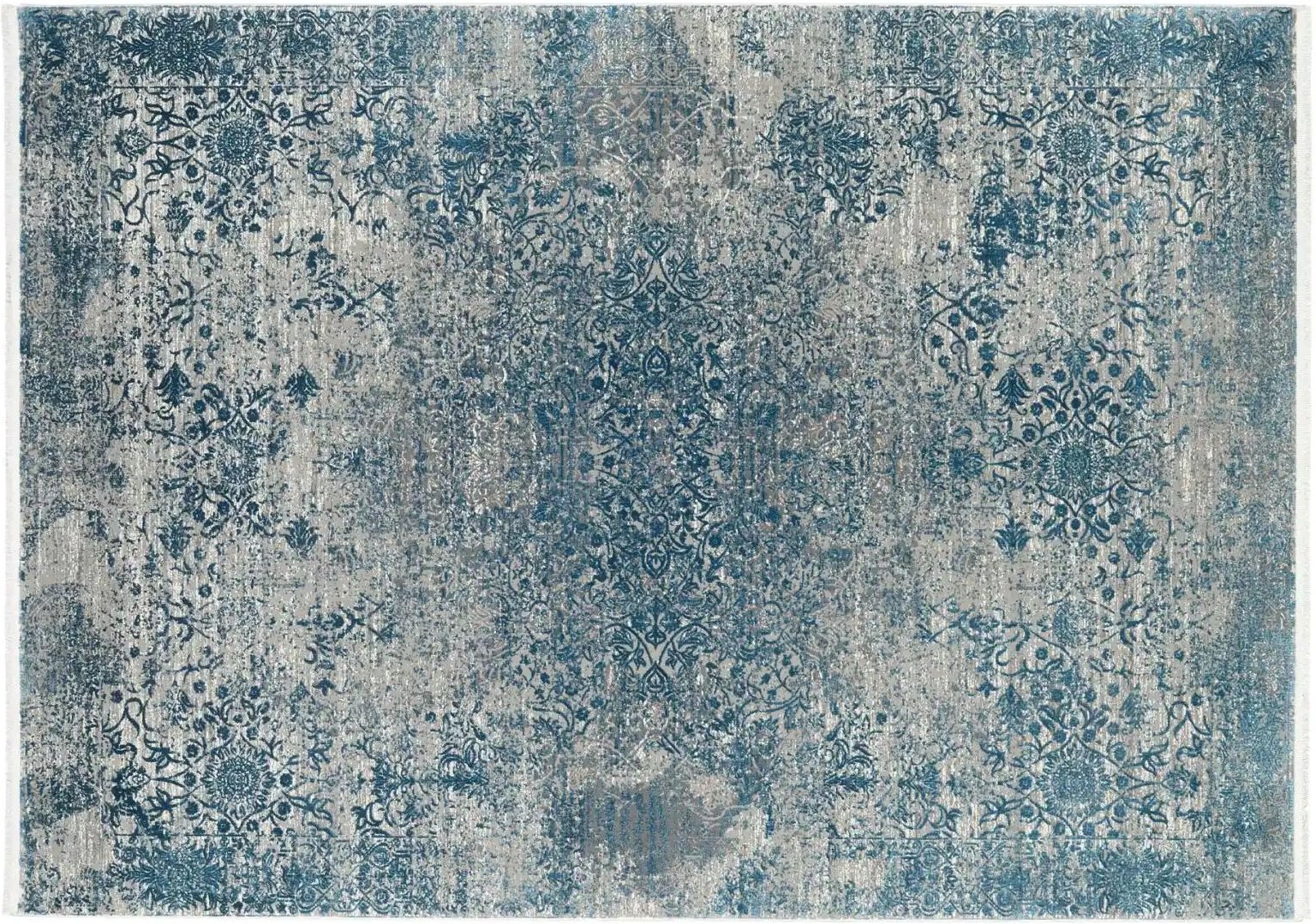 Musterring Teppich ¦ blau ¦ Viskose,Synthetische Fasern ¦ Maße (cm): B: 240 H: 0,8 Teppiche > Wohnteppiche - Höffner