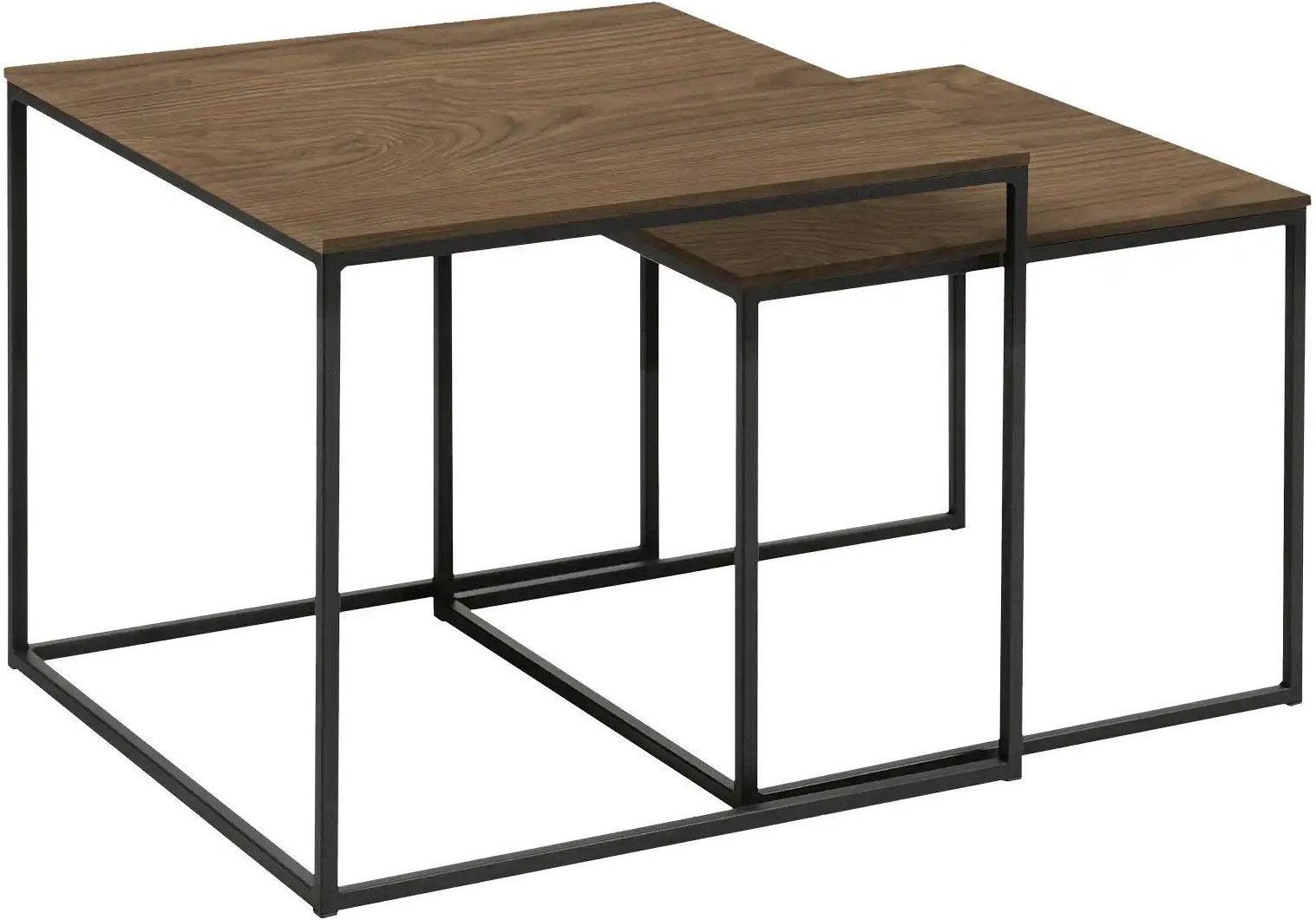 uno Couchtisch 2er Set Simon ¦ holzfarben ¦ Maße (cm): B: 50 H: 43,5 Tische > Couchtische > Couchtische rechteckig - Hö...