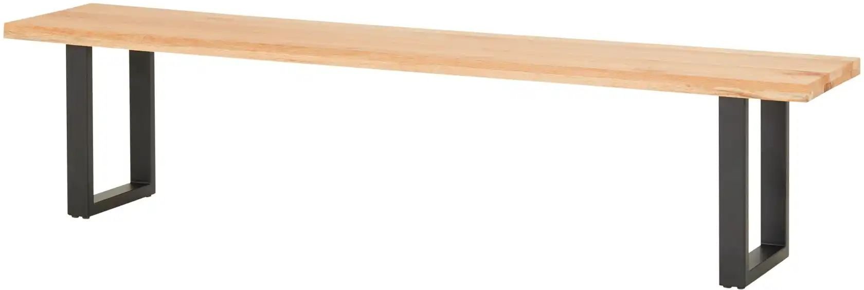 Thumbnail - Woodford Kufenbank massiv Lavello ¦ holzfarben ¦ Maße (cm): B: 200 H: 50 T: 40.0 Bänke > Einzelbänke - Höffner