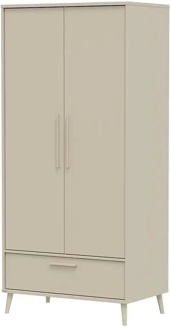 PAIDI Kleiderschrank Eefje ¦ beige ¦ Maße (cm): B: 94,8 H: 203,5 T: 57.1 Baby > Babymöbel > Babykleiderschränke - Höffn...