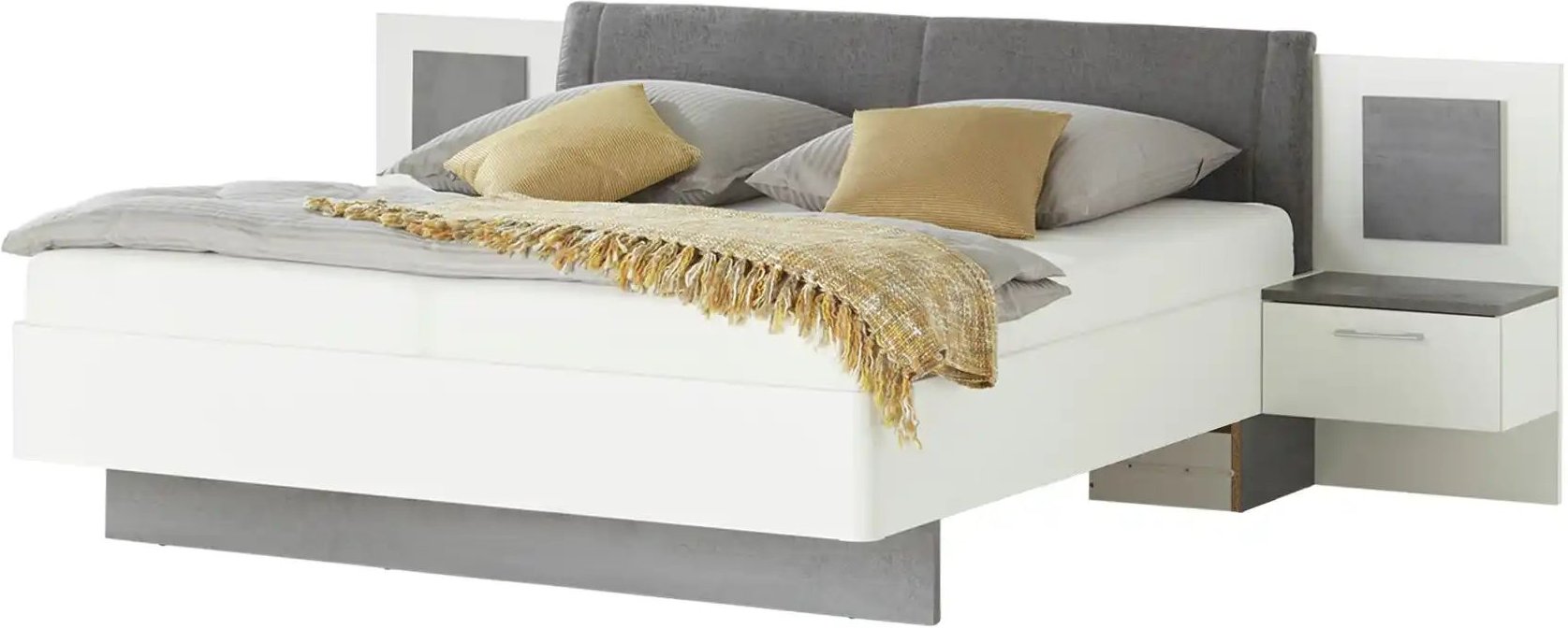 uno Bettanlage mit LED-Beleuchtung Allegre ¦ weiß ¦ Maße (cm): B: 289 H: 96,5 Betten > Komfortbetten - Höffner