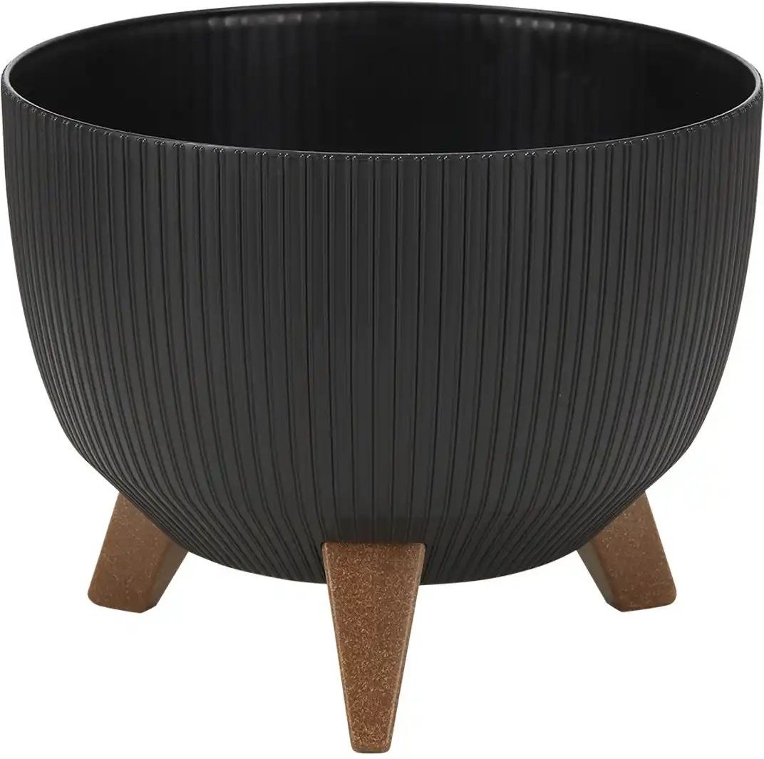 Pflanzschale ¦ schwarz ¦ Kunststoff ¦ Maße (cm): H: 18 Ø: 29 Accessoires > Dekoartikel - Höffner