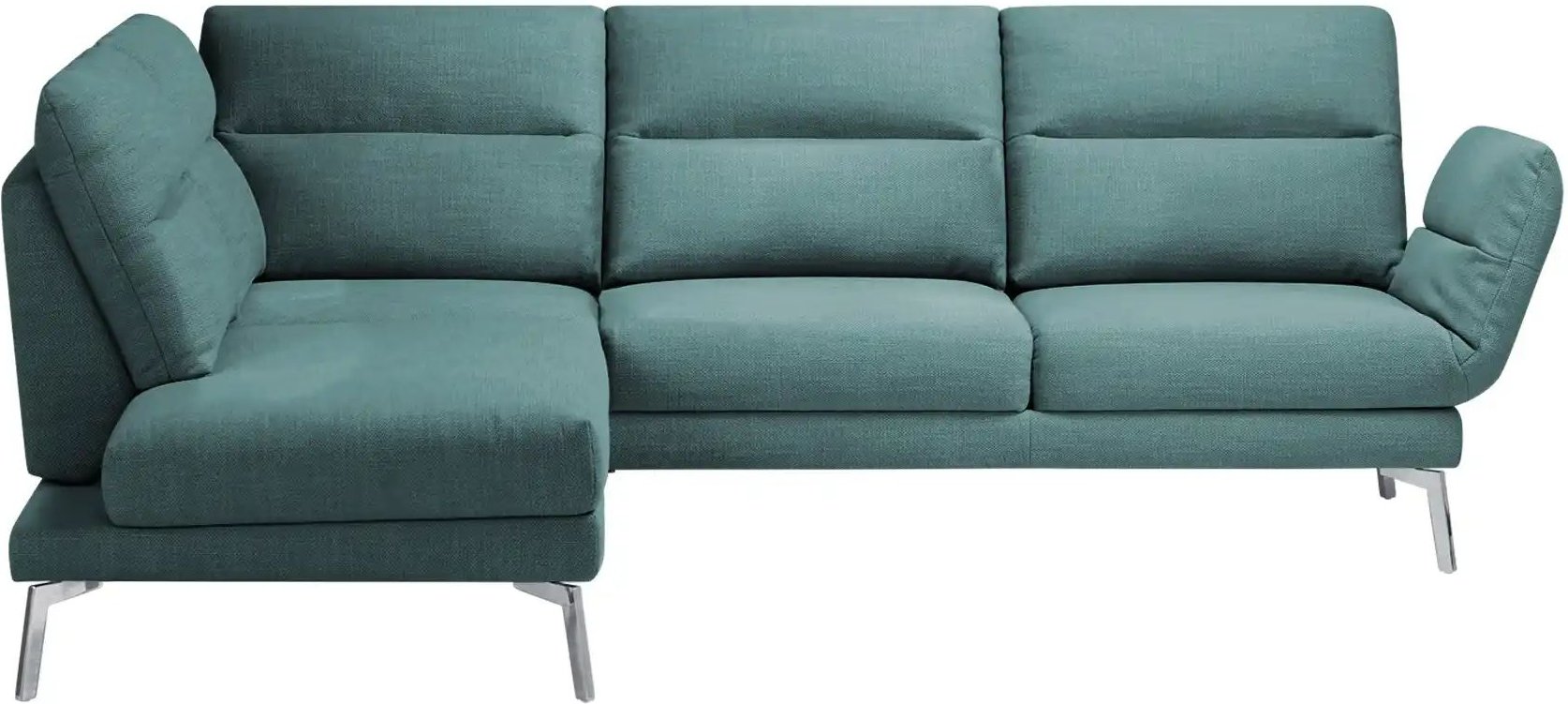 Max Schelling Ecksofa  Sentence ¦ türkis/petrol ¦ Maße (cm): B: 250 T: 208.0 Polstermöbel > Sofas > 3-Sitzer - Höffner