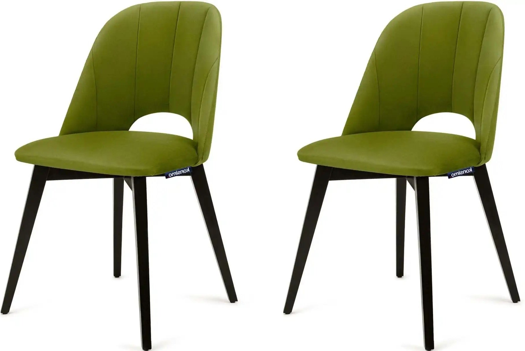KONSIMO Polsterstuhl 2er-Set ¦ grün ¦ Maße (cm): B: 48 H: 86 Stühle > Polsterstühle - Höffner