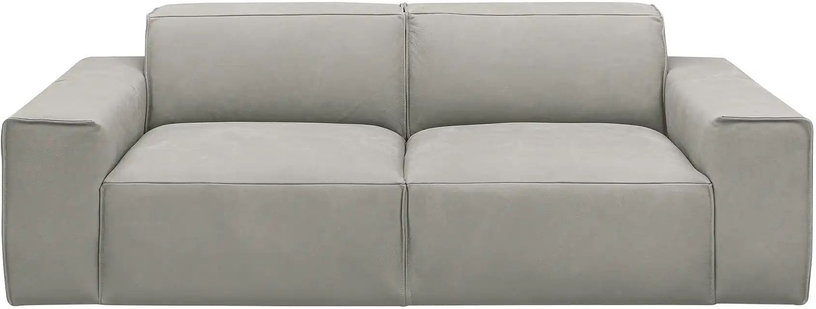 Gray & Jones Einzelsofa im Trendstoff Baltic Breeze ¦ grau ¦ Maße (cm): B: 196 H: 71 T: 101.0 Polstermöbel > Sofas > 2-S...