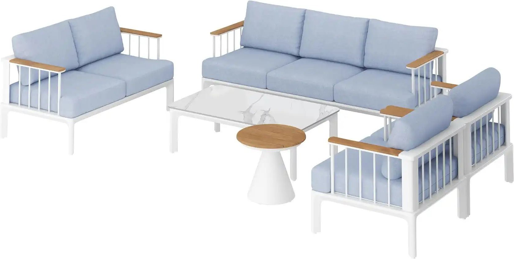 a casa mia Lounge-Gruppe Bordeaux Garten > Gartenmöbel > Gartenmöbelsets - Höffner