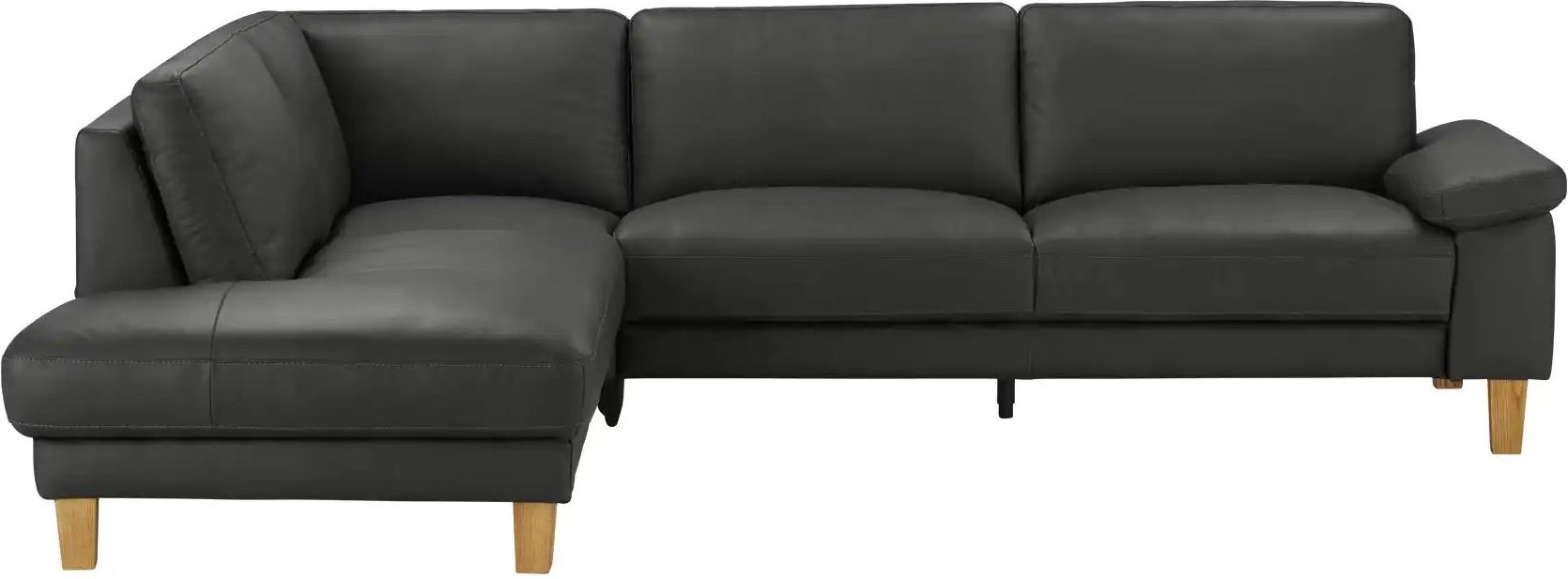 Ravensberger Werkstätten Ecksofa Leder RW-Select ¦ schwarz ¦ Maße (cm): B: 274 H: 77 T: 220.0 Polstermöbel > Sofas > Eck...