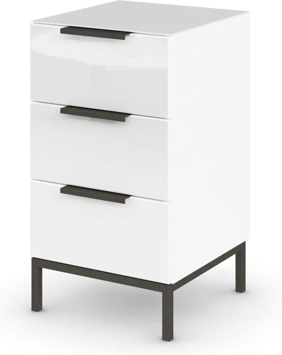 Nachttisch Frome ¦ weiß ¦ Maße (cm): B: 40 H: 72 Tische > Nachttische - Höffner