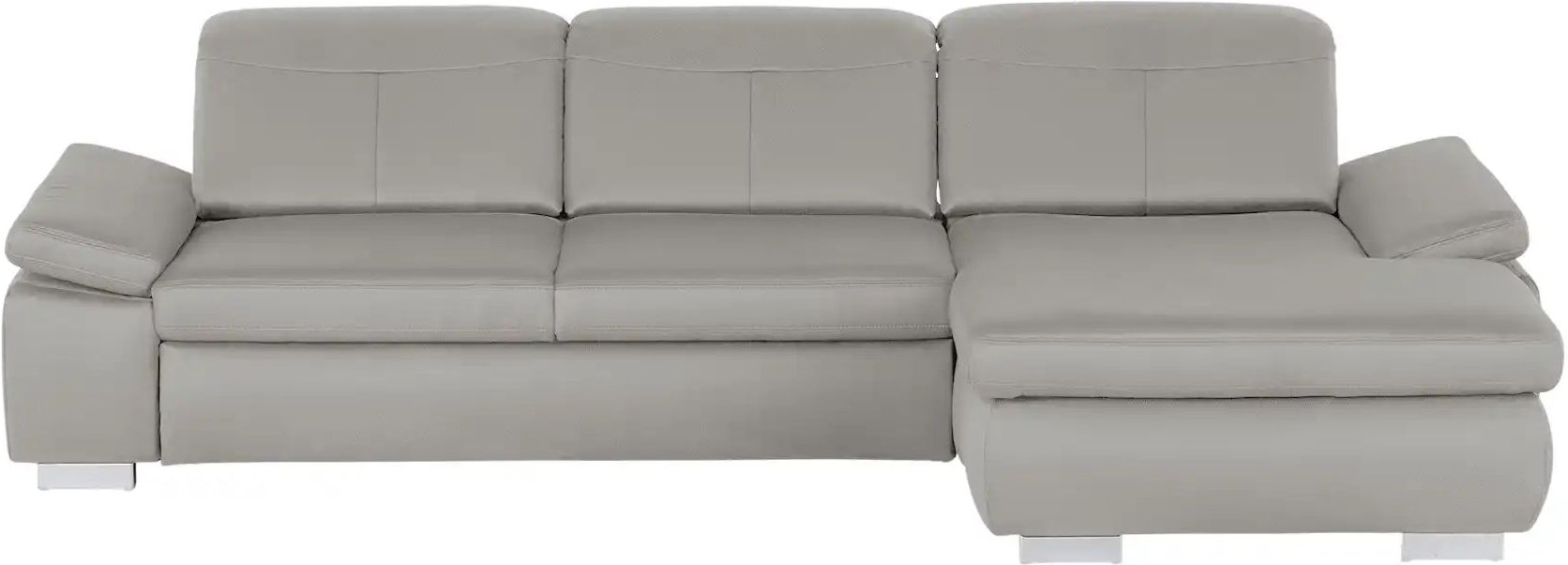 Thumbnail - Lounge Collection Ecksofa aus Mikrofaser Kathrin ¦ grau ¦ Maße (cm): B: 309 H: 85 T: 195.0 Polstermöbel > Sofas > Ecksof...