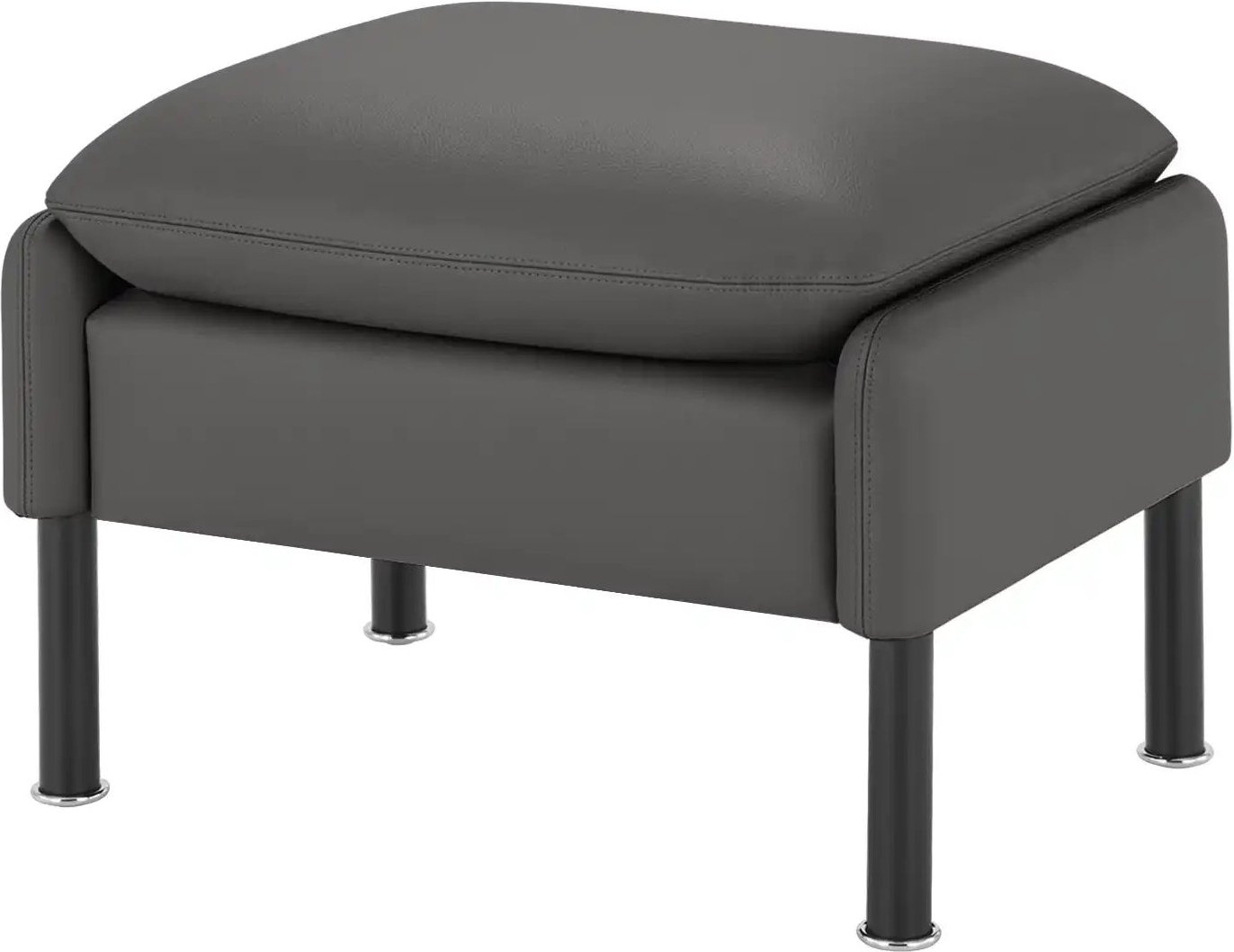 Thumbnail - erpo just relax Hocker JR940 Florenz ¦ grau ¦ Maße (cm): B: 68 H: 43 T: 51.0 Polstermöbel > Hocker - Höffner