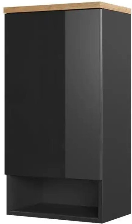 Badschrank ¦ schwarz ¦ Maße (cm): B: 40 H: 77,5 Schränke > Badschränke > Bad-Hängeschränke - Höffner