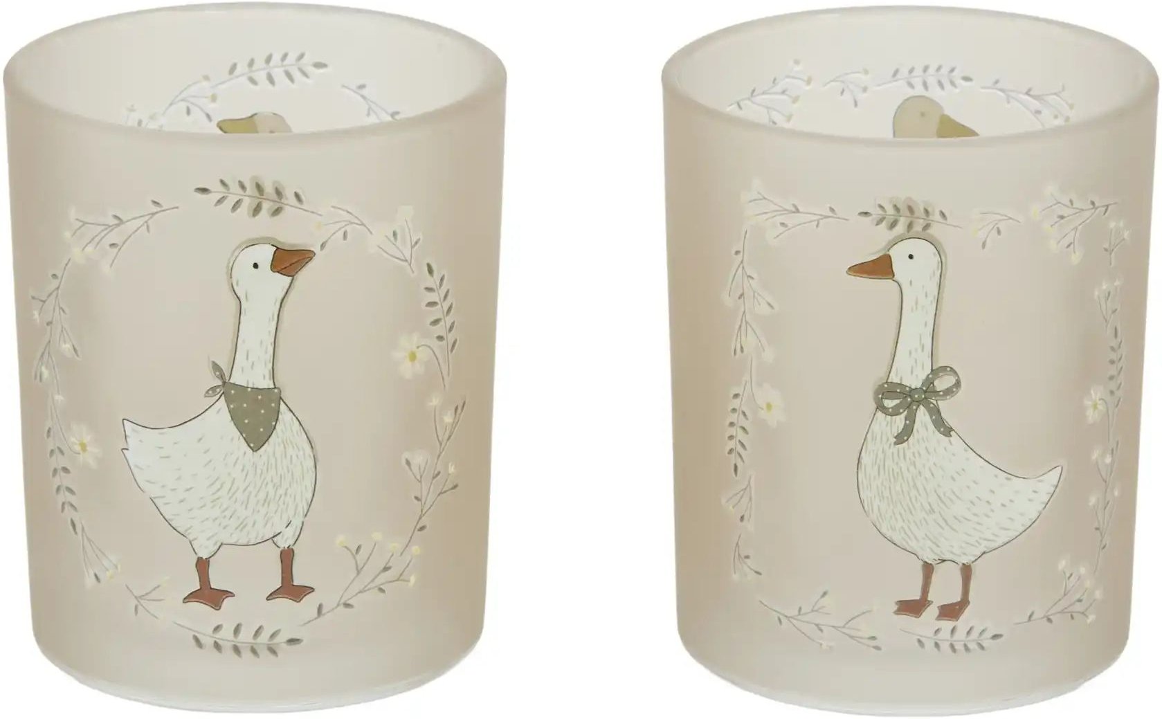 Windlicht Goosie sortiert ¦ grau ¦ Glas ¦ Maße (cm): H: 8,3 Ø: 7.2 Accessoires > Kerzen & Kerzenständer - Höffner