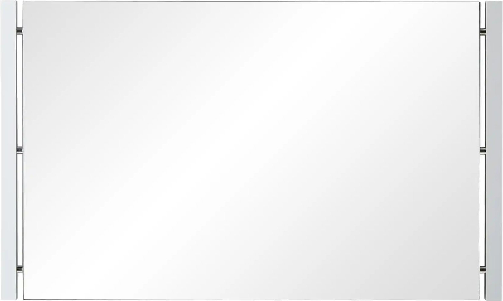 Spiegel 95 x 57 cm Luce ¦ weiß ¦ MDF ¦ Maße (cm): B: 95 H: 57 T: 3.0 Garderoben & Kleiderstangen > Garderoben Spiegel - ...