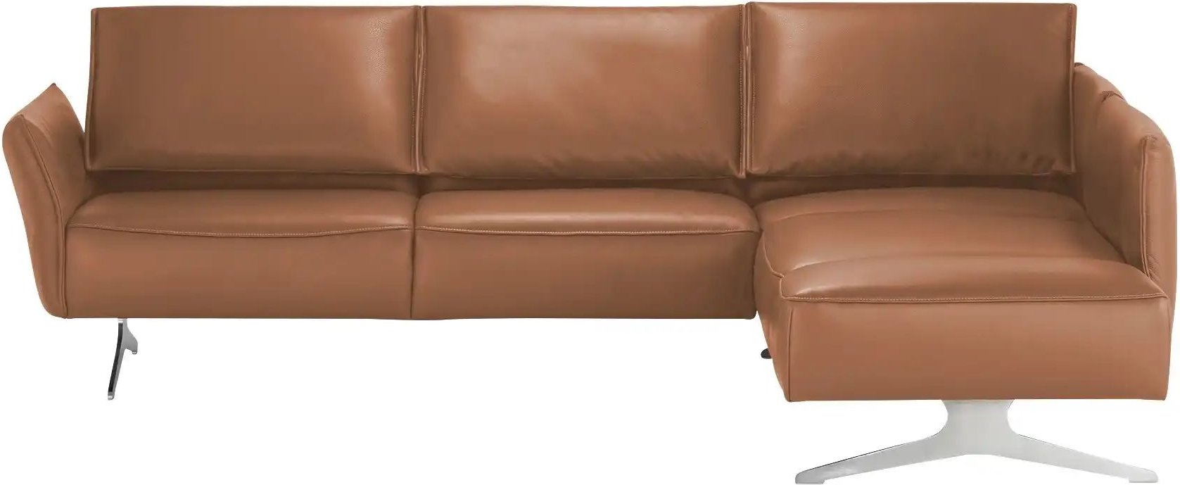 KOINOR Ecksofa Leder Vineto ¦ braun ¦ Maße (cm): B: 272 H: 83 T: 207.0 Polstermöbel > Sofas > Ecksofas - Höffner