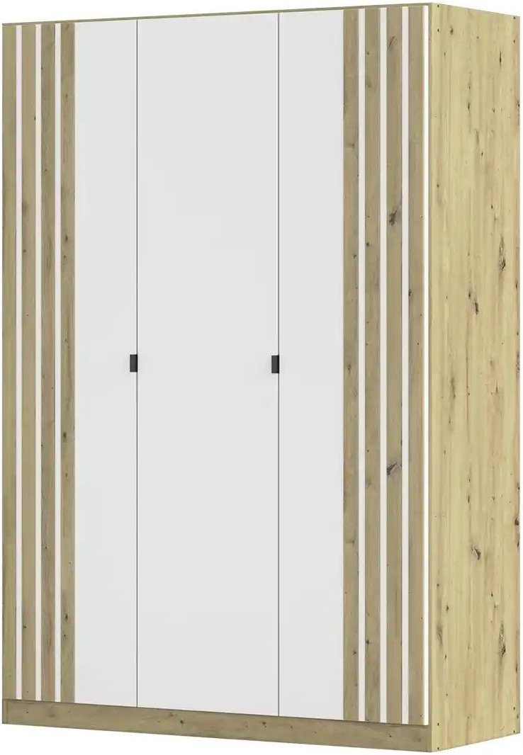 Drehtürenschrank Piove ¦ weiß ¦ Maße (cm): B: 136 H: 197 T: 54.0 Schränke > Kleiderschränke > Drehtürenschränke - Höffn...