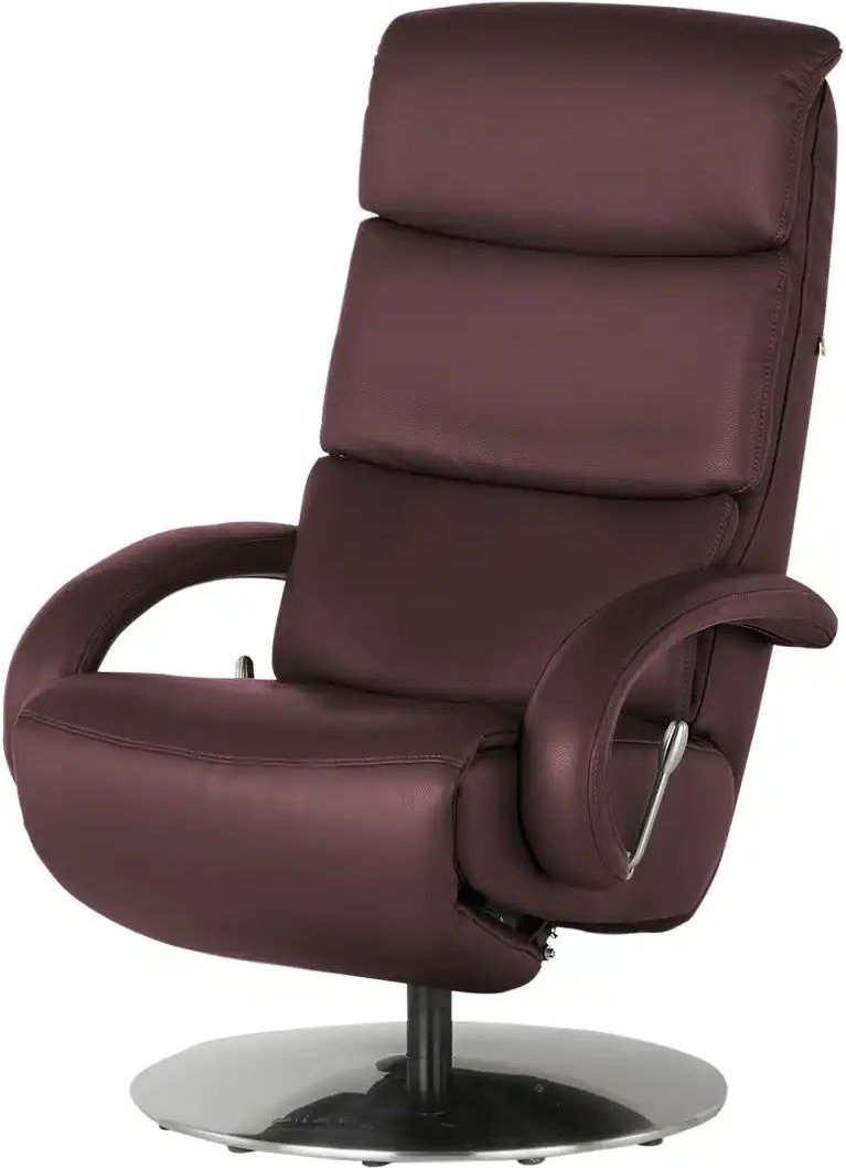 Hukla Ledersessel Florian ¦ rot ¦ Maße (cm): B: 73 H: 115 T: 91.0 Polstermöbel > Sessel > Relaxsessel - Höffner