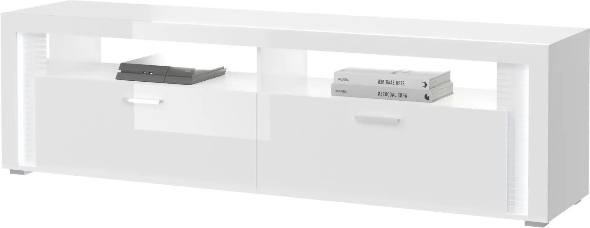 Lowboard Silville ¦ weiß ¦ Maße (cm): B: 201 H: 58 T: 46.0 Kommoden & Sideboards > Lowboards - Höffner
