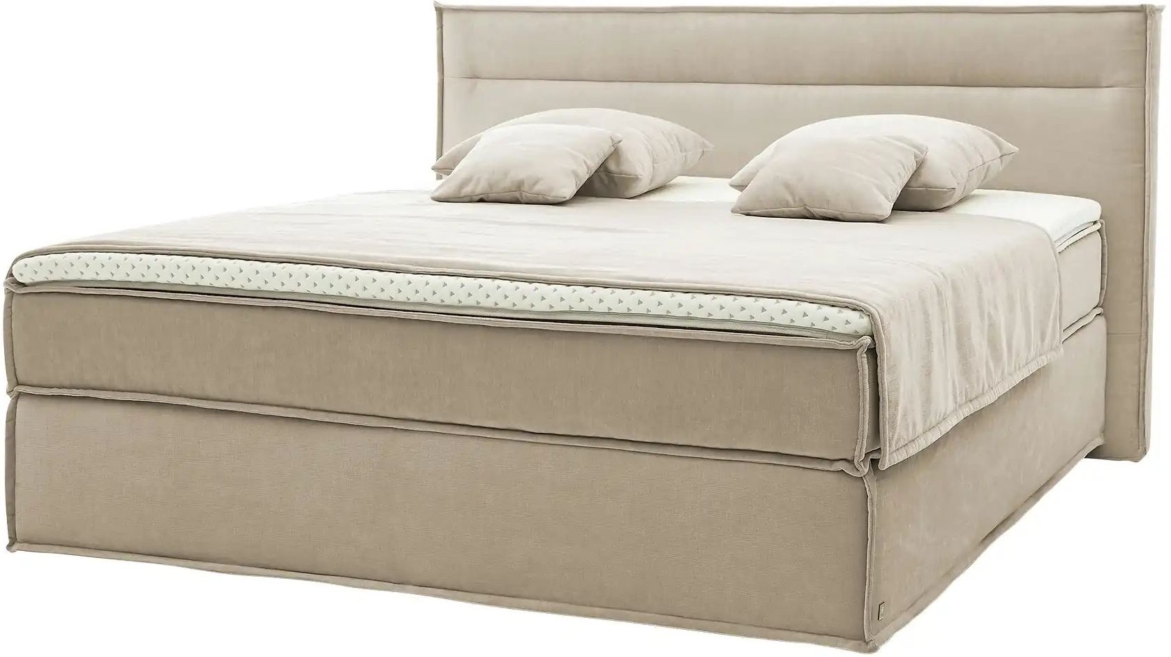 Musterring Boxspringbett JustB! ¦ beige ¦ Maße (cm): B: 200 H: 115 Betten > Boxspringbetten - Höffner