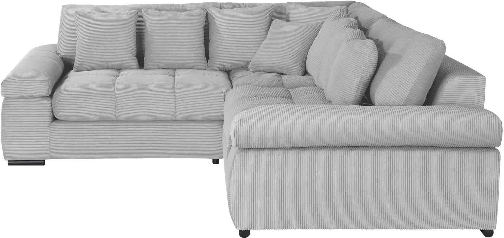 bobb Ecksofa Hella ¦ grau ¦ Maße (cm): B: 284 H: 96 T: 284.0 Polstermöbel > Sofas > 3-Sitzer - Höffner
