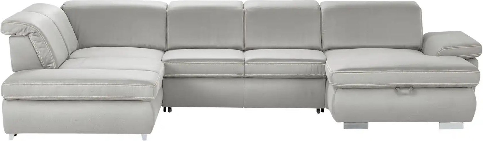 Lounge Collection Wohnlandschaft mit verschiedenen Funktionen Amanda ¦ grau ¦ Maße (cm): B: 379 H: 85 T: 260.0 Polstermö...