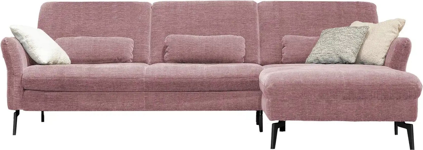 meinSofa Ecksofa Cord DANTE ¦ rosa/pink Polstermöbel > Sofas > 3-Sitzer - Höffner