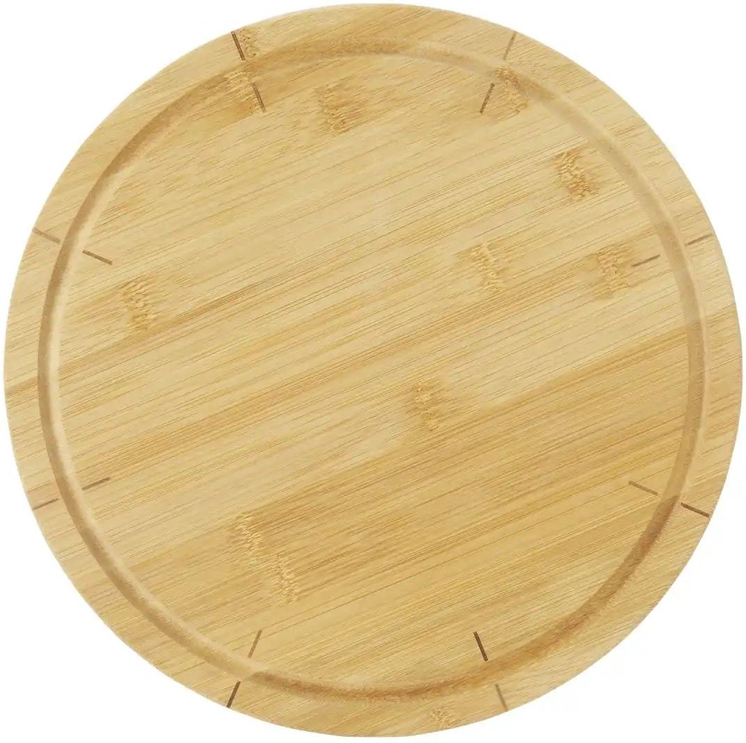 KHG Pizzateller ¦ holzfarben ¦ Holz ¦ Maße (cm): H: 2 Ø: 33 Geschirr > Einzelgeschirrteile - Höffner