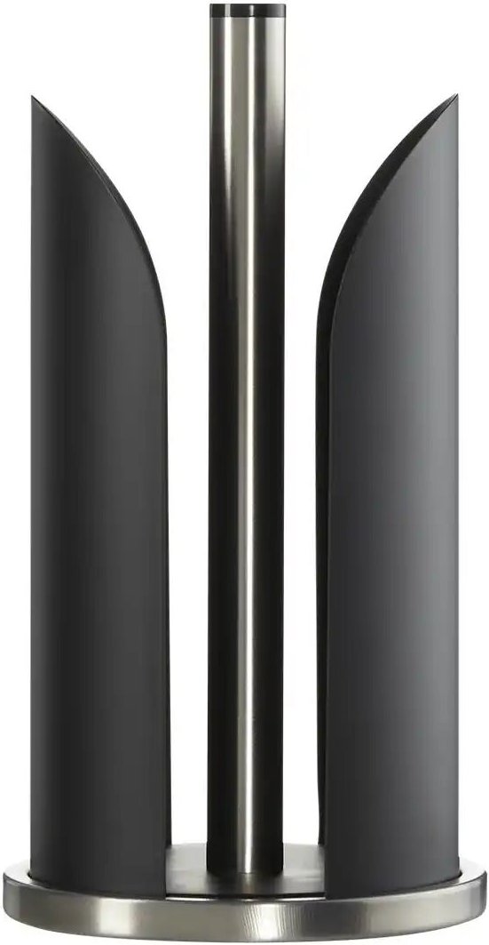 KHG Küchenrollenhalter ¦ schwarz ¦ Edelstahl,Metall,Kunststoff ¦ Maße (cm): H: 29,5 Ø: 15.7 Küchenzubehör & Helfer > ...