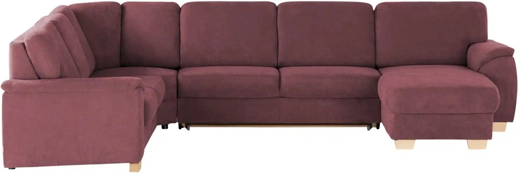 Thumbnail - smart Wohnlandschaft Valencia ¦ rot ¦ Maße (cm): B: 341 H: 90 T: 187.0 Polstermöbel > Sofas > Schlafsofas - Höffner