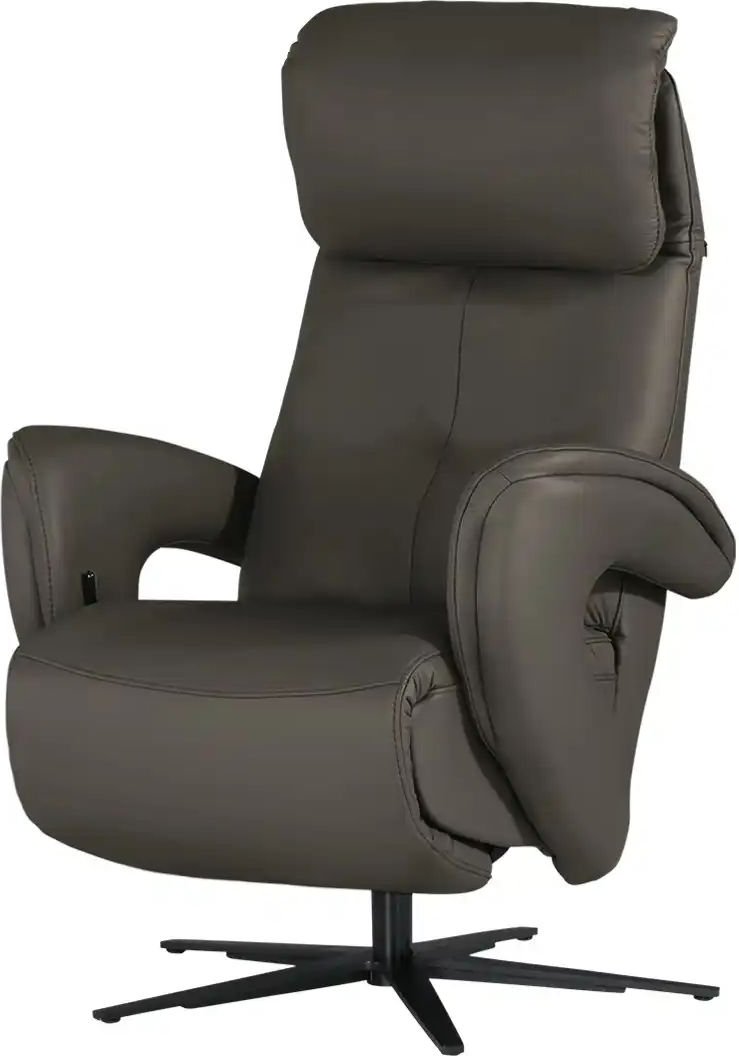 Hukla Relaxsessel aus Leder Pierre ¦ braun ¦ Maße (cm): B: 75 H: 115 T: 87.0 Polstermöbel > Sessel > Relaxsessel - Höffn...