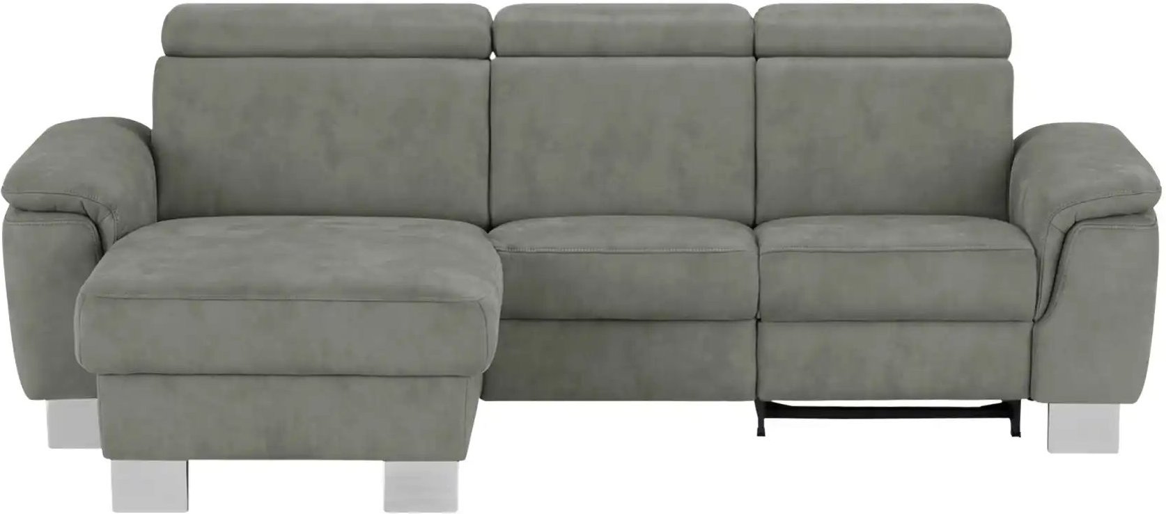 Mein Sofa bold Ecksofa Beata ¦ grau ¦ Maße (cm): B: 234 H: 80 T: 163.0 Polstermöbel > Sofas > 3-Sitzer - Höffner