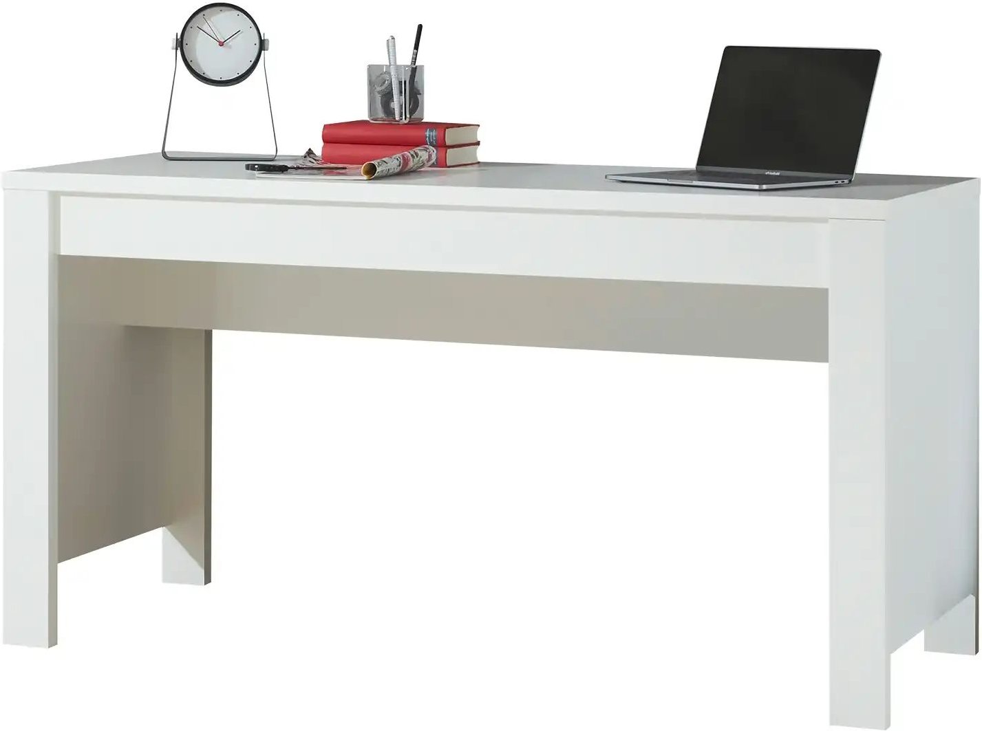 Schreibtisch Dallas ¦ weiß ¦ Maße (cm): B: 140 H: 74 T: 60.0 Tische > Schreibtische - Höffner