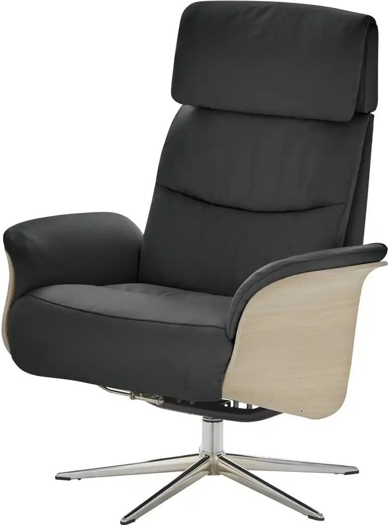 SKAGEN STUDIO Relaxsessel Lasse ¦ schwarz ¦ Maße (cm): B: 77 H: 105 T: 114.0 Polstermöbel > Sessel > Drehsessel - Höffn...